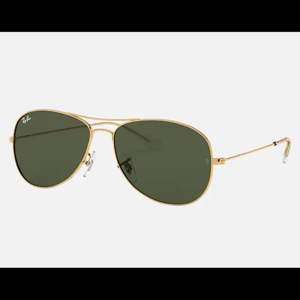 Authentic Ray-Ban Gold Rimmed Cockpit Sunglasses